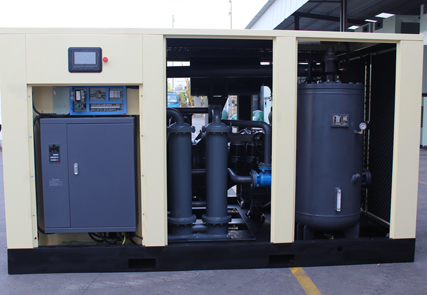 PA旗舰厅节能减排三部曲之两级压缩常压螺杆机